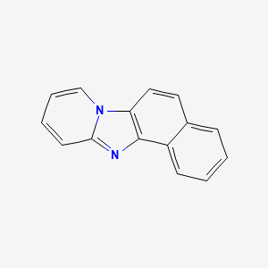 molecular formula C15H10N2 B15015034 11,17-diazatetracyclo[8.7.0.02,7.011,16]heptadeca-1(10),2,4,6,8,12,14,16-octaene 