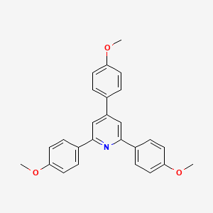 molecular formula C26H23NO3 B15015067 2,4,6-Tris(4-methoxyphenyl)pyridine CAS No. 33567-23-6