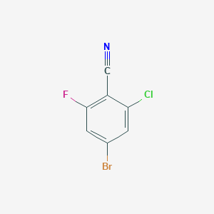 molecular formula C7H2BrClFN B1501507 4-Bromo-2-chloro-6-fluorobenzonitrile CAS No. 218797-72-9