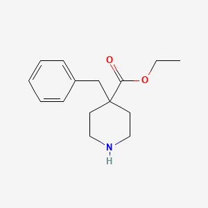 molecular formula C15H21NO2 B1501523 Ethyl 4-benzylpiperidine-4-carboxylate CAS No. 874440-85-4