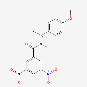 N-[1-(4-methoxyphenyl)ethyl]-3,5-dinitrobenzamide