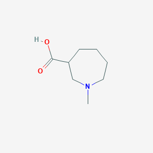 molecular formula C8H15NO2 B1501531 1-Methylazepane-3-carboxylic acid 