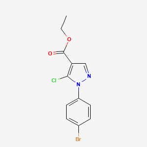 B1501544 ethyl 1-(4-bromophenyl)-5-chloro-1H-pyrazole-4-carboxylate CAS No. 98475-72-0