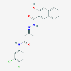 3',4'-Dichloro-3-[(3-hydroxy-2-naphthylcarbonyl)hydrazono]butyranilide