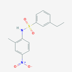 3-Ethyl-N-(2-methyl-4-nitrophenyl)benzenesulfonamide