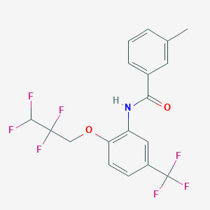 3-Methyl-N-[2-(2,2,3,3-tetrafluoropropoxy)-5-(trifluoromethyl)phenyl]benzamide