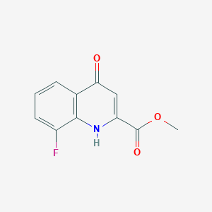 molecular formula C11H8FNO3 B1501562 Methyl 8-fluoro-4-hydroxyquinoline-2-carboxylate CAS No. 219949-89-0