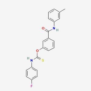 molecular formula C21H17FN2O2S B15015671 4,5-b']Dithiophene 