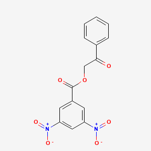 molecular formula C15H10N2O7 B15015672 2-Oxo-2-phenylethyl 3,5-dinitrobenzoate 