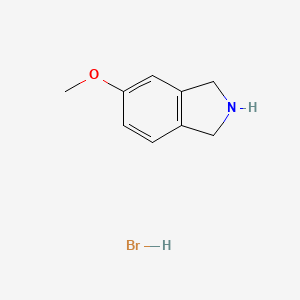 molecular formula C9H12BrNO B1501572 5-Methoxyisoindoline hydrobromide CAS No. 1056165-25-3