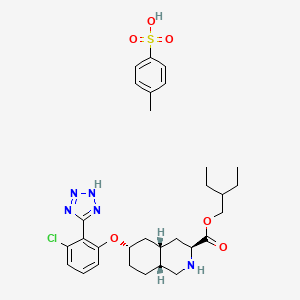 molecular formula C30H40ClN5O6S B1501575 Dasolampanel etibutil tosylate CAS No. 503291-53-0