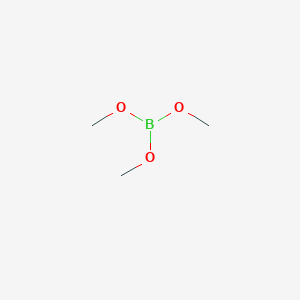molecular formula C3H9BO3<br>B(OCH3)3<br>C3H9BO3 B150158 硼酸三甲酯 CAS No. 121-43-7