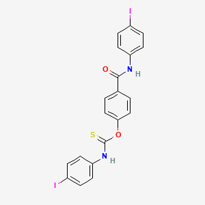 O-{4-[(4-iodophenyl)carbamoyl]phenyl} (4-iodophenyl)carbamothioate