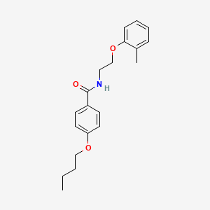 4-butoxy-N-[2-(2-methylphenoxy)ethyl]benzamide