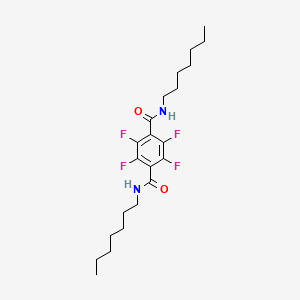 2,3,5,6-tetrafluoro-N,N'-diheptylbenzene-1,4-dicarboxamide