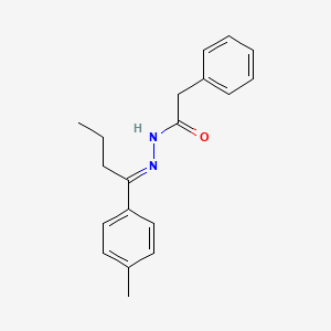 molecular formula C19H22N2O B15016043 N'-[(1E)-1-(4-methylphenyl)butylidene]-2-phenylacetohydrazide 