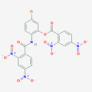 5-Bromo-2-{[(2,4-dinitrophenyl)carbonyl]amino}phenyl 2,4-dinitrobenzoate