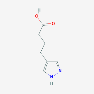 molecular formula C7H10N2O2 B1501611 4-(1H-Pyrazol-4-yl)butanoic acid CAS No. 84302-87-4