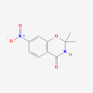 molecular formula C10H10N2O4 B1501618 2,2-Dimethyl-7-nitro-2H-benzo[e][1,3]oxazin-4(3H)-one CAS No. 1110662-18-4