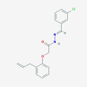 N'-[(E)-(3-chlorophenyl)methylidene]-2-[2-(prop-2-en-1-yl)phenoxy]acetohydrazide