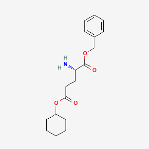 molecular formula C18H25NO4 B1501629 1-Benzyl 5-cyclohexyl L-glutamate CAS No. 915194-00-2