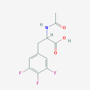 molecular formula C11H10F3NO3 B1501630 2-Acetamido-3-(3,4,5-trifluorophenyl)propanoic acid CAS No. 324028-06-0