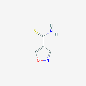 B1501631 1,2-Oxazole-4-carbothioamide CAS No. 68251-67-2