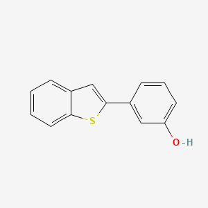 molecular formula C14H10OS B1501637 3-[Benzo(b)thiophen-2-yl]phenol CAS No. 95935-60-7
