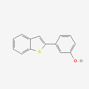 molecular formula C14H10OS B1501637 3-[苯并(b)噻吩-2-基]苯酚 CAS No. 95935-60-7