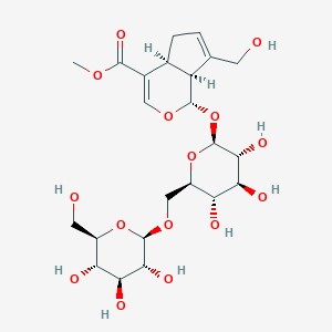 molecular formula C23H34O15 B150164 栀子苷元 1-龙胆二糖苷 CAS No. 29307-60-6