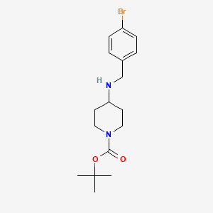 molecular formula C17H25BrN2O2 B1501641 1-Boc-4-(4-Bromo-benzylamino)-piperidine CAS No. 846605-66-1