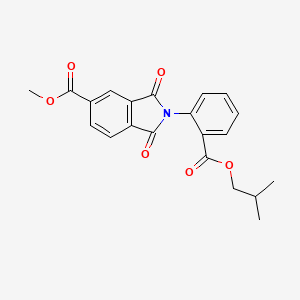 methyl 2-{2-[(2-methylpropoxy)carbonyl]phenyl}-1,3-dioxo-2,3-dihydro-1H-isoindole-5-carboxylate