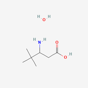 molecular formula C7H17NO3 B1501648 3-Amino-4,4-dimethylpentanoic acid hydrate CAS No. 336185-29-6