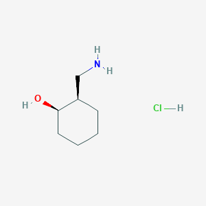 molecular formula C7H16ClNO B1501649 cis-2-Aminomethyl-1-cyclohexanol hydrochloride 