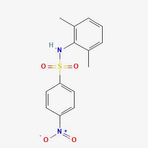 molecular formula C14H14N2O4S B15016515 N-(2,6-Dimethylphenyl)-4-nitrobenzenesulfonamide 