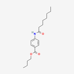 molecular formula C19H29NO3 B15016530 Butyl 4-(octanoylamino)benzoate 