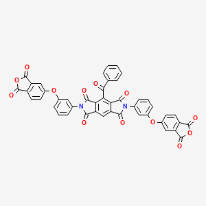 2,6-bis{3-[(1,3-dioxo-1,3-dihydro-2-benzofuran-5-yl)oxy]phenyl}-4-(phenylcarbonyl)pyrrolo[3,4-f]isoindole-1,3,5,7(2H,6H)-tetrone