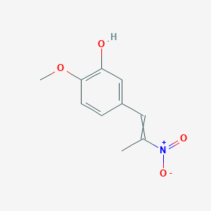 molecular formula C10H11NO4 B1501663 2-Methoxy-5-(2-nitroprop-1-EN-1-YL)phenol CAS No. 322474-08-8