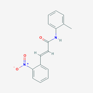 (2E)-N-(2-methylphenyl)-3-(2-nitrophenyl)prop-2-enamide