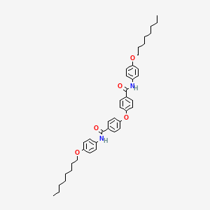 molecular formula C42H52N2O5 B15016723 4,4'-oxybis{N-[4-(octyloxy)phenyl]benzamide} 