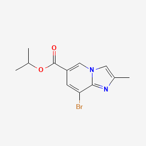 molecular formula C12H13BrN2O2 B1501677 Propan-2-yl 8-bromo-2-methylimidazo[1,2-a]pyridine-6-carboxylate CAS No. 950596-16-4