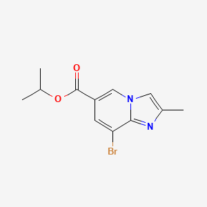 Propan-2-yl 8-bromo-2-methylimidazo[1,2-a]pyridine-6-carboxylate