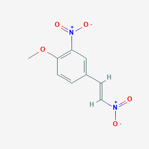 molecular formula C9H8N2O5 B15016848 1-(4-Methoxy-3-nitrophenyl)-2-nitroethene 