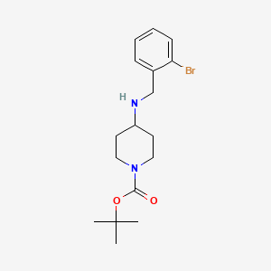 molecular formula C17H25BrN2O2 B1501685 1-Boc-4-(2-溴苄基氨基)-哌啶 CAS No. 887583-83-7