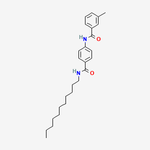 3-methyl-N-[4-(undecylcarbamoyl)phenyl]benzamide