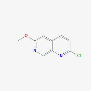 molecular formula C9H7ClN2O B1501696 2-Chloro-6-methoxy-1,7-naphthyridine CAS No. 27017-57-8