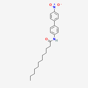 molecular formula C24H32N2O3 B15016961 N-(4'-nitrobiphenyl-4-yl)dodecanamide 