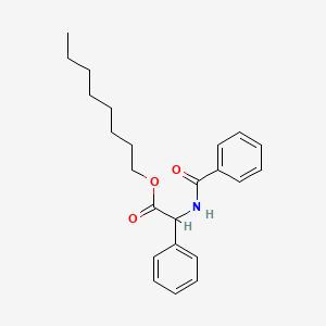 Octyl phenyl[(phenylcarbonyl)amino]acetate