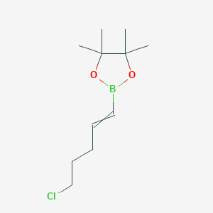 molecular formula C11H20BClO2 B1501699 2-(5-Chloropent-1-enyl)-4,4,5,5-tetramethyl-1,3,2-dioxaborolane 