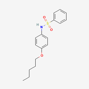 N-[4-(pentyloxy)phenyl]benzenesulfonamide